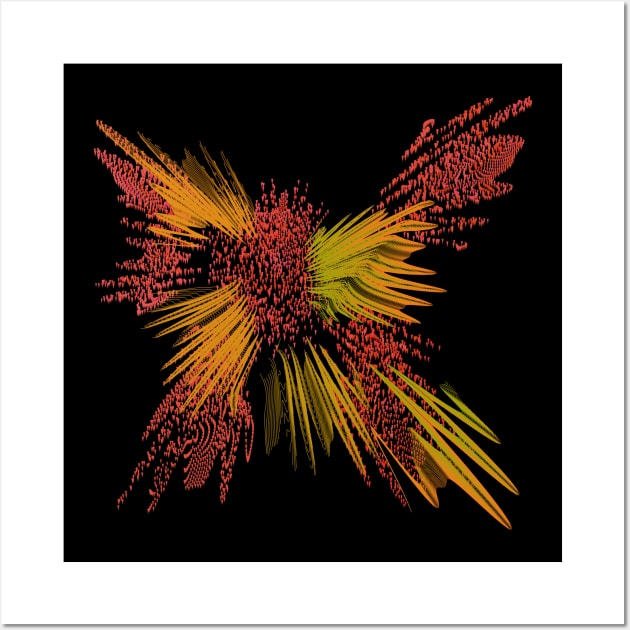 Butterfly Burst Wall Art by donovanh